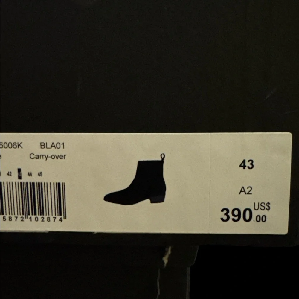 The Kooples Black Suede Chelsea Boots | Women’s EU 43 / US 12 | NIB + Dust Bag
